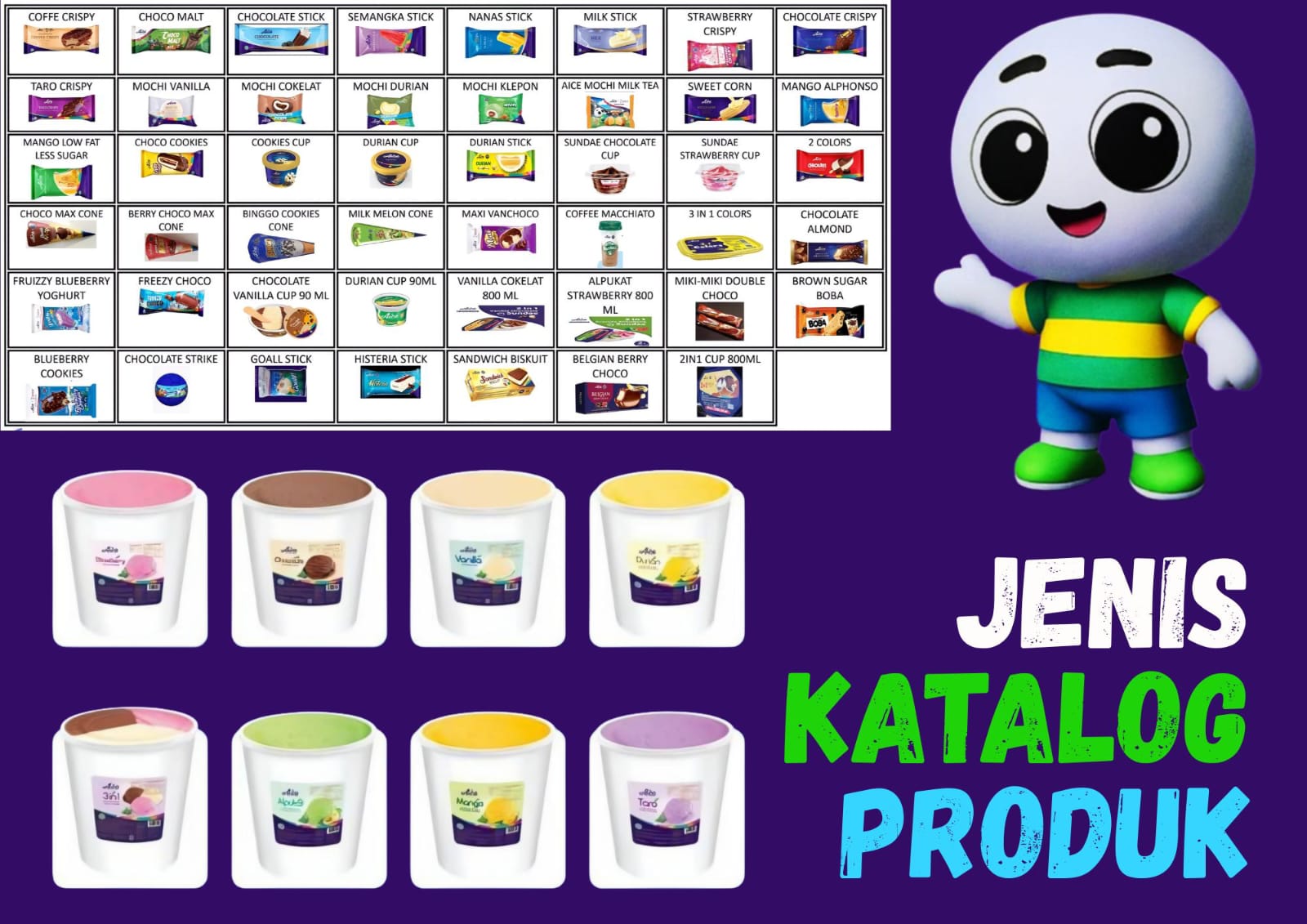 Jenis Katalog Produk Es Krim AICE